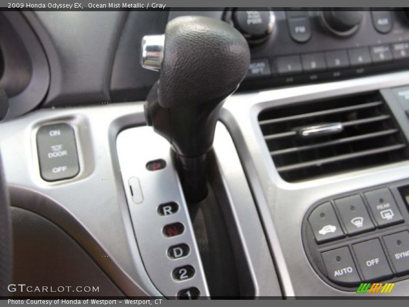 Ocean Mist Metallic / Gray 2009 Honda Odyssey EX