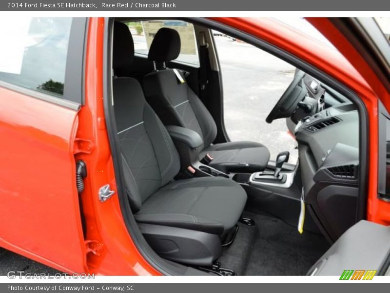 Race Red / Charcoal Black 2014 Ford Fiesta SE Hatchback