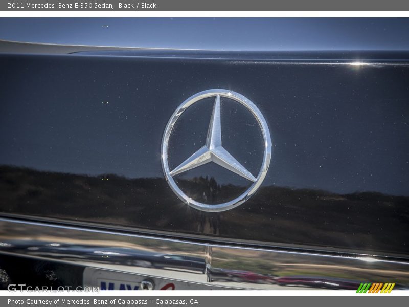 Black / Black 2011 Mercedes-Benz E 350 Sedan