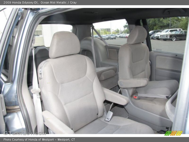 Ocean Mist Metallic / Gray 2009 Honda Odyssey EX