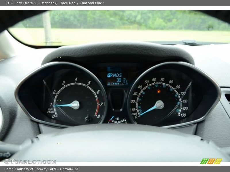 Race Red / Charcoal Black 2014 Ford Fiesta SE Hatchback