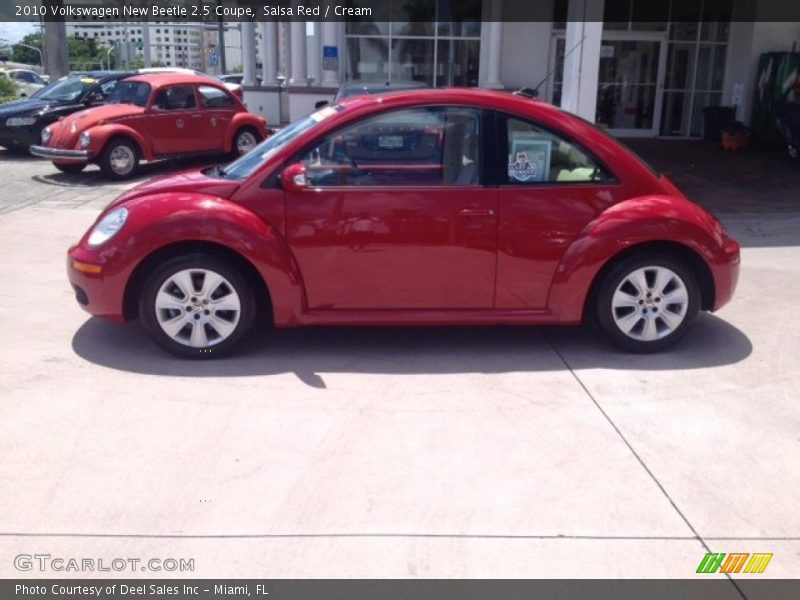 Salsa Red / Cream 2010 Volkswagen New Beetle 2.5 Coupe