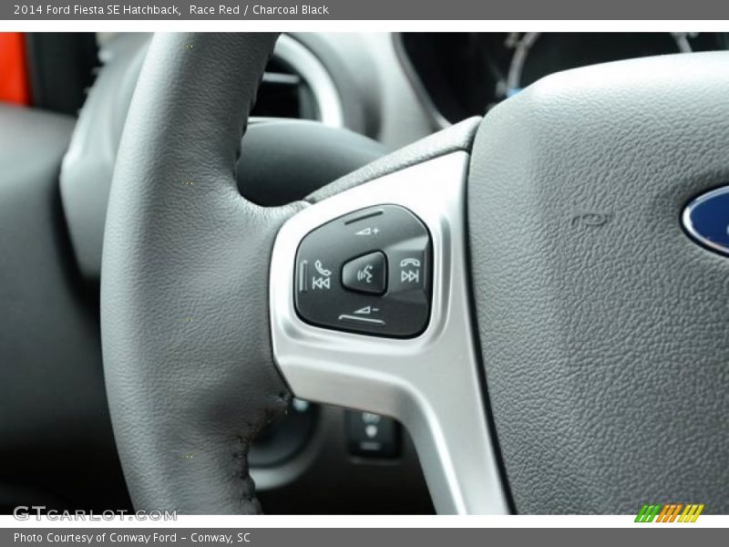 Race Red / Charcoal Black 2014 Ford Fiesta SE Hatchback