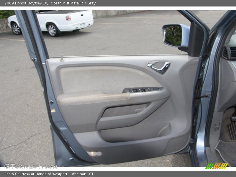 Ocean Mist Metallic / Gray 2009 Honda Odyssey EX
