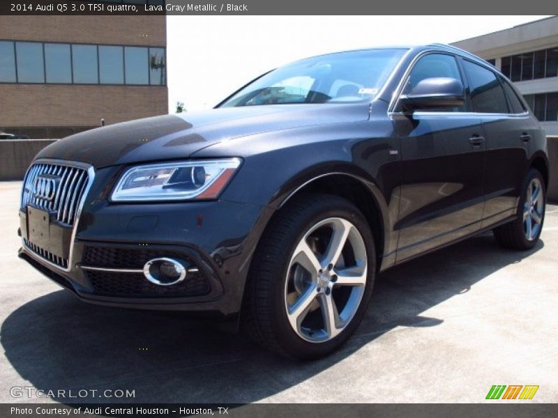 Lava Gray Metallic / Black 2014 Audi Q5 3.0 TFSI quattro