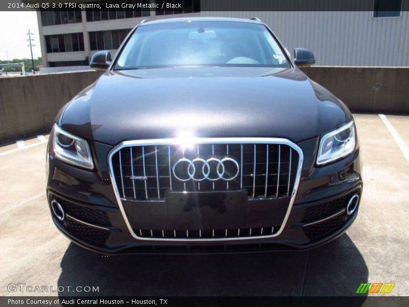 Lava Gray Metallic / Black 2014 Audi Q5 3.0 TFSI quattro
