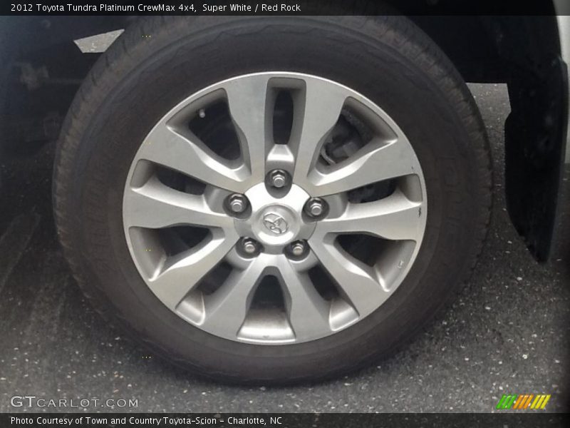 Super White / Red Rock 2012 Toyota Tundra Platinum CrewMax 4x4