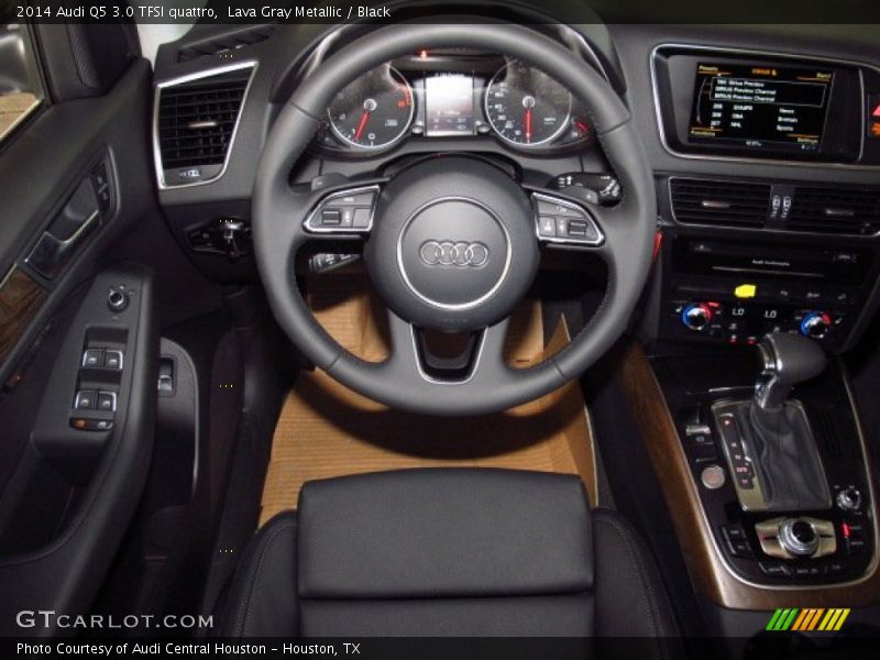 Lava Gray Metallic / Black 2014 Audi Q5 3.0 TFSI quattro