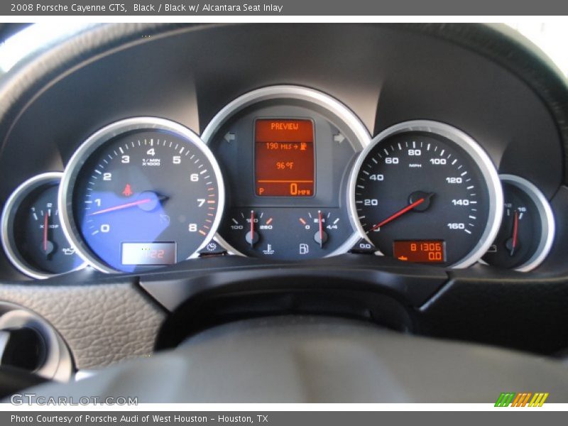  2008 Cayenne GTS GTS Gauges