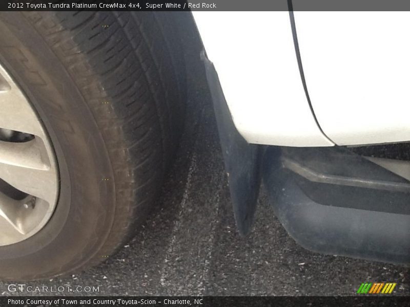 Super White / Red Rock 2012 Toyota Tundra Platinum CrewMax 4x4