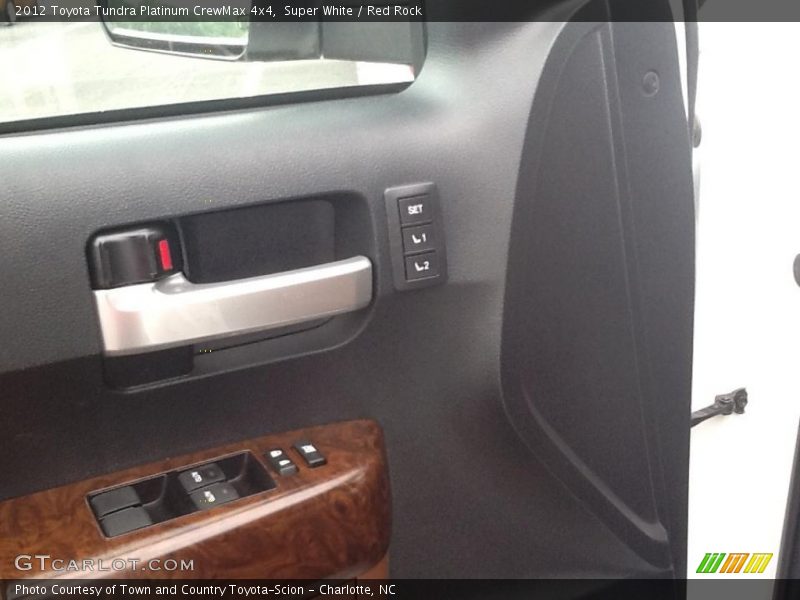 Super White / Red Rock 2012 Toyota Tundra Platinum CrewMax 4x4
