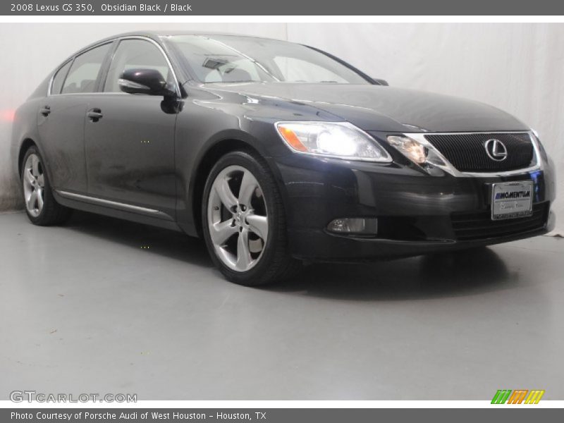 Obsidian Black / Black 2008 Lexus GS 350