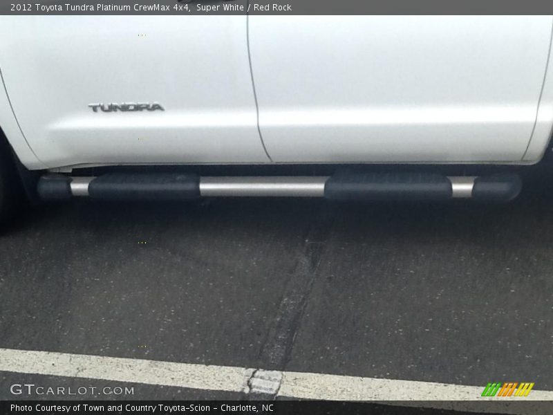 Super White / Red Rock 2012 Toyota Tundra Platinum CrewMax 4x4