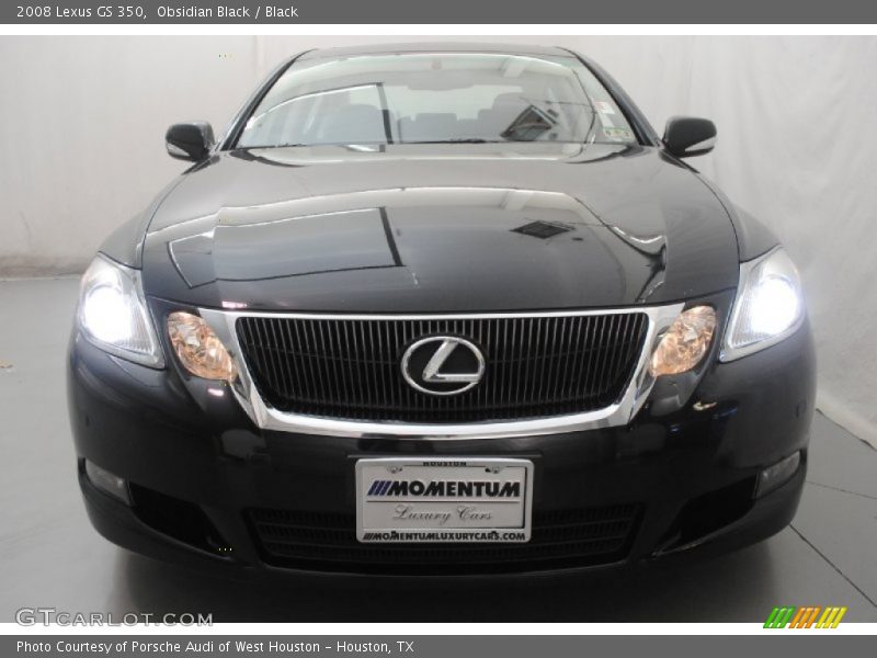 Obsidian Black / Black 2008 Lexus GS 350