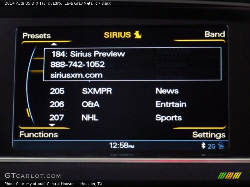 Lava Gray Metallic / Black 2014 Audi Q5 3.0 TFSI quattro