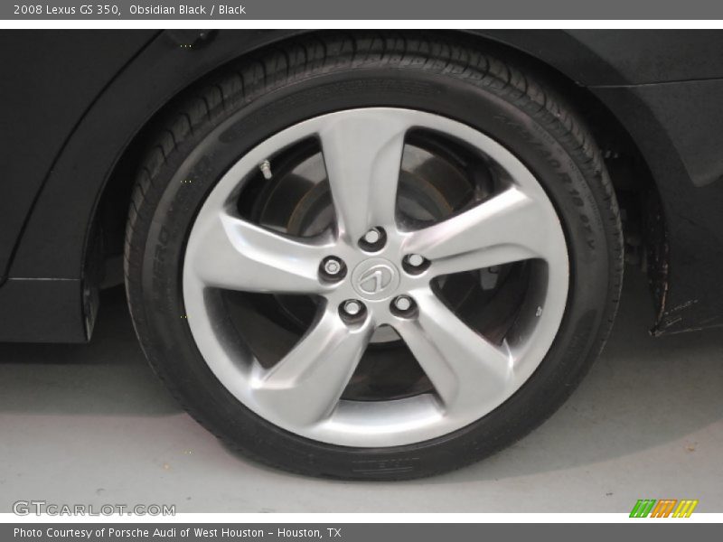 Obsidian Black / Black 2008 Lexus GS 350