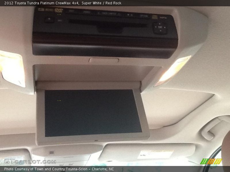 Super White / Red Rock 2012 Toyota Tundra Platinum CrewMax 4x4