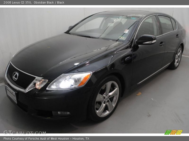Obsidian Black / Black 2008 Lexus GS 350