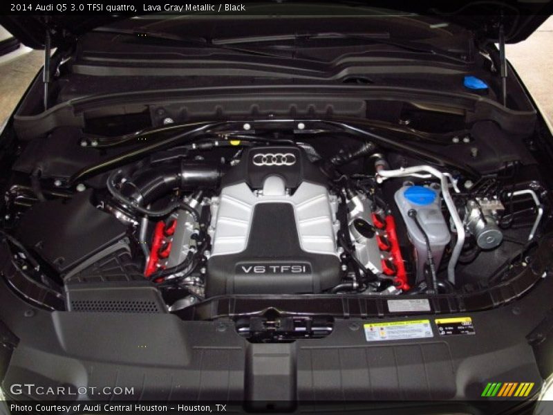 Lava Gray Metallic / Black 2014 Audi Q5 3.0 TFSI quattro
