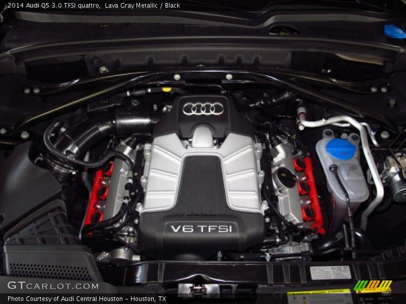 Lava Gray Metallic / Black 2014 Audi Q5 3.0 TFSI quattro