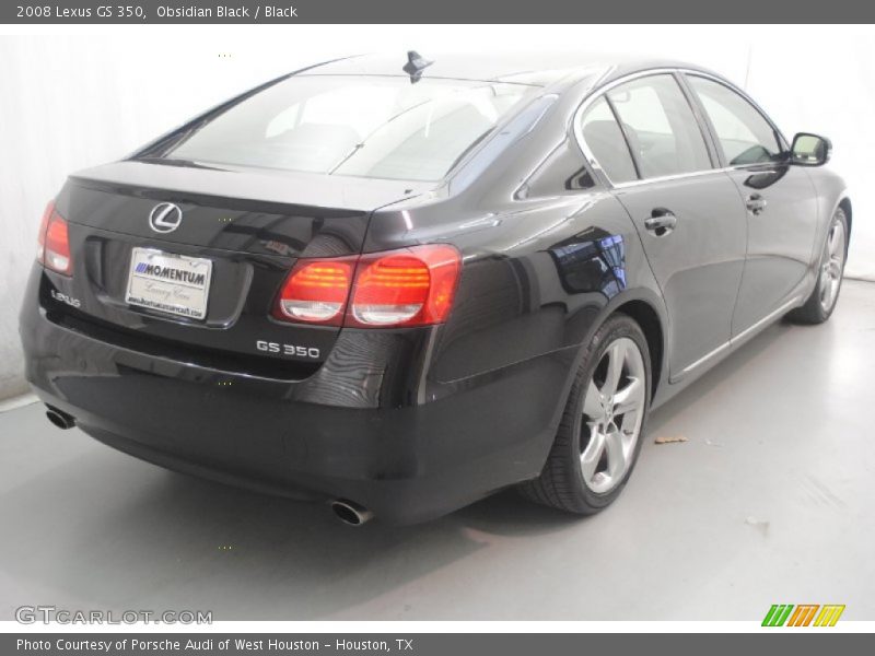 Obsidian Black / Black 2008 Lexus GS 350