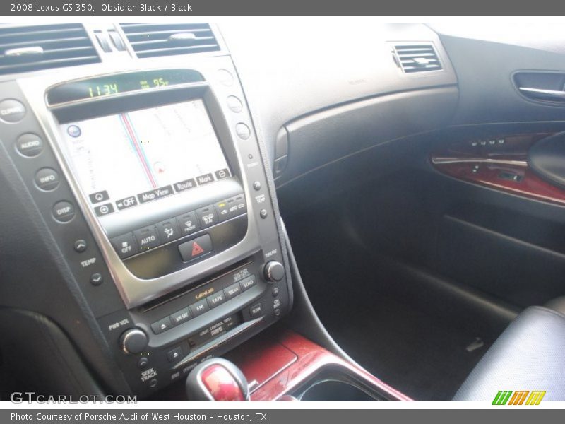 Obsidian Black / Black 2008 Lexus GS 350