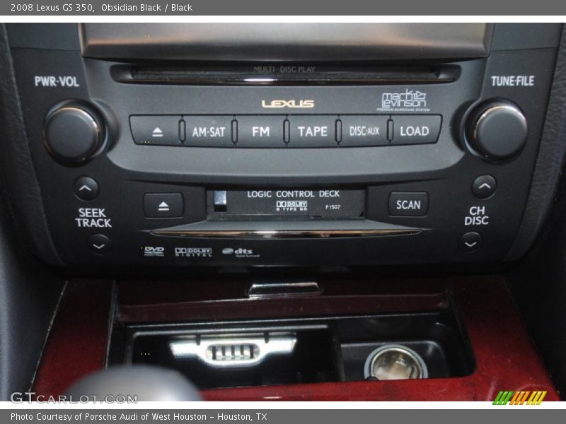 Obsidian Black / Black 2008 Lexus GS 350
