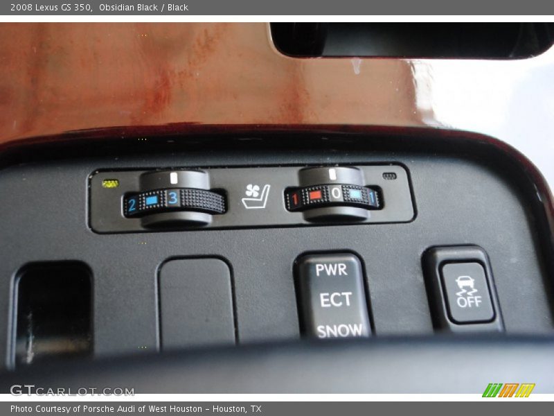Obsidian Black / Black 2008 Lexus GS 350