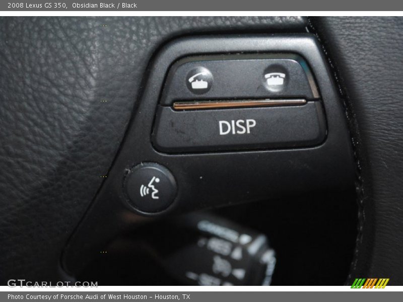 Obsidian Black / Black 2008 Lexus GS 350