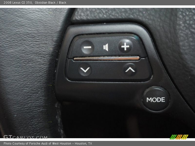 Obsidian Black / Black 2008 Lexus GS 350