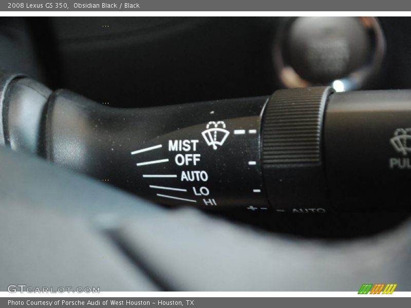 Obsidian Black / Black 2008 Lexus GS 350