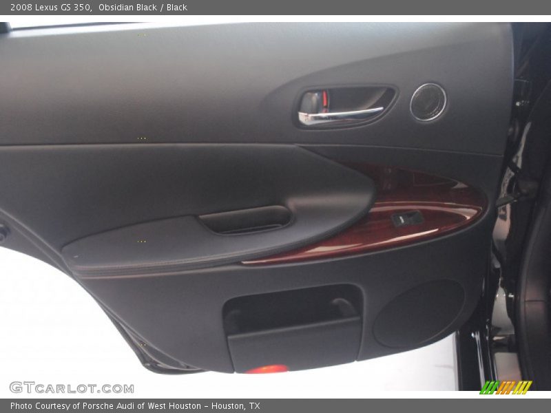 Obsidian Black / Black 2008 Lexus GS 350