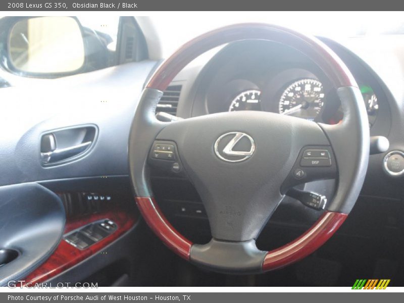 Obsidian Black / Black 2008 Lexus GS 350
