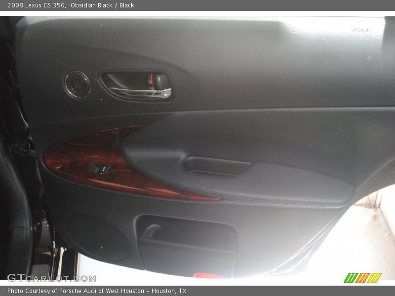 Obsidian Black / Black 2008 Lexus GS 350