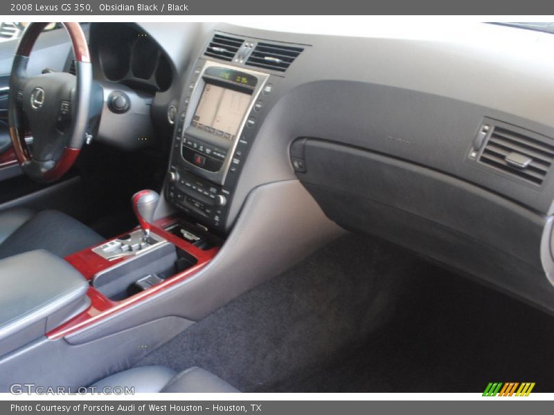Obsidian Black / Black 2008 Lexus GS 350