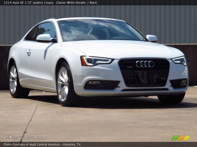 Glacier White Metallic / Black 2014 Audi A5 2.0T quattro Coupe