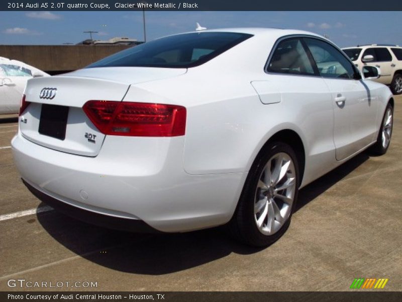 Glacier White Metallic / Black 2014 Audi A5 2.0T quattro Coupe