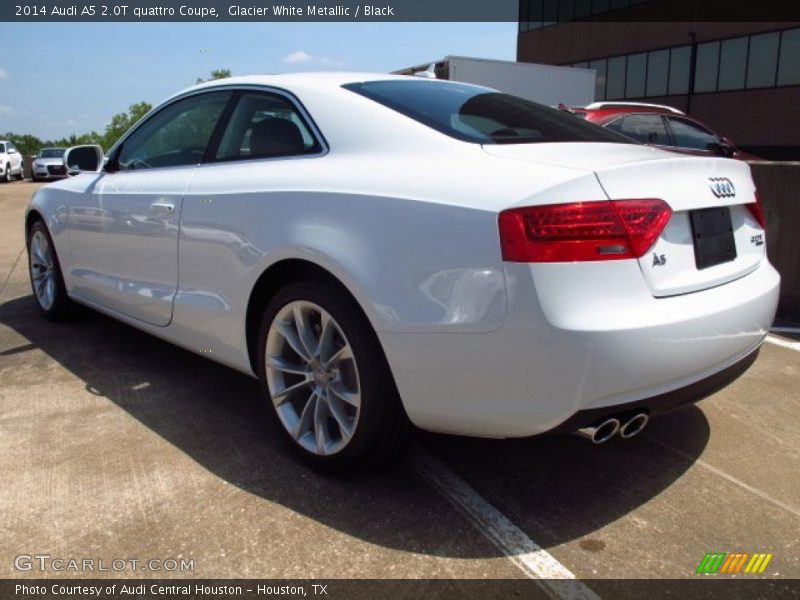 Glacier White Metallic / Black 2014 Audi A5 2.0T quattro Coupe