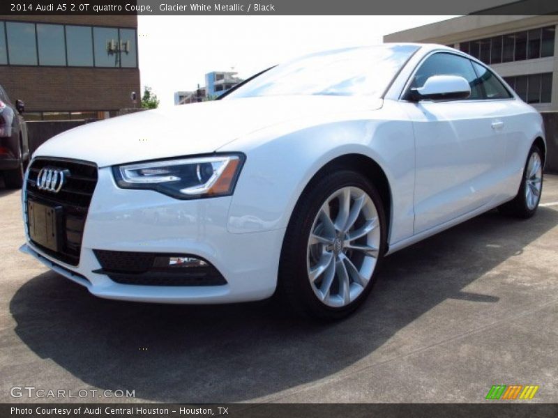 Glacier White Metallic / Black 2014 Audi A5 2.0T quattro Coupe