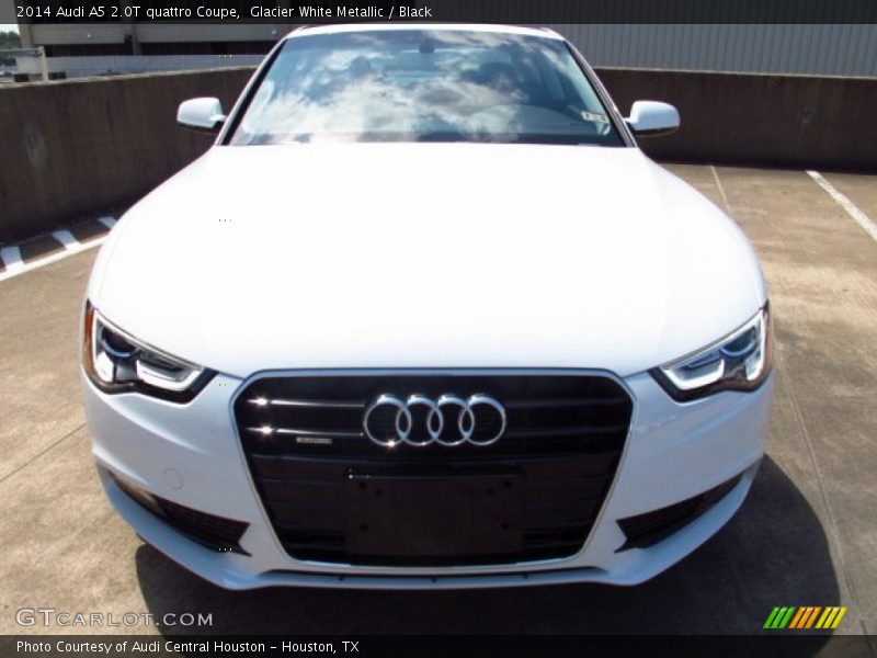 Glacier White Metallic / Black 2014 Audi A5 2.0T quattro Coupe