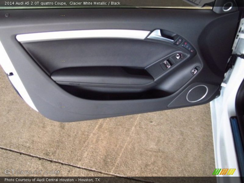 Glacier White Metallic / Black 2014 Audi A5 2.0T quattro Coupe