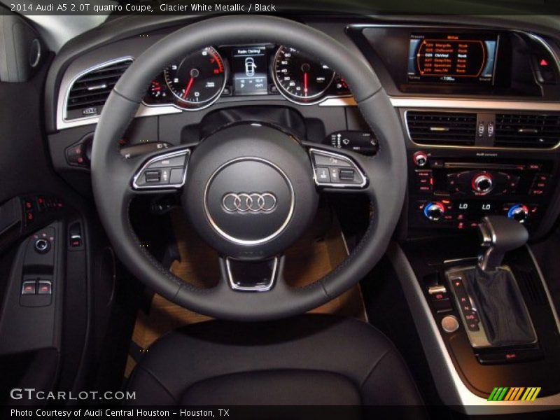 Glacier White Metallic / Black 2014 Audi A5 2.0T quattro Coupe
