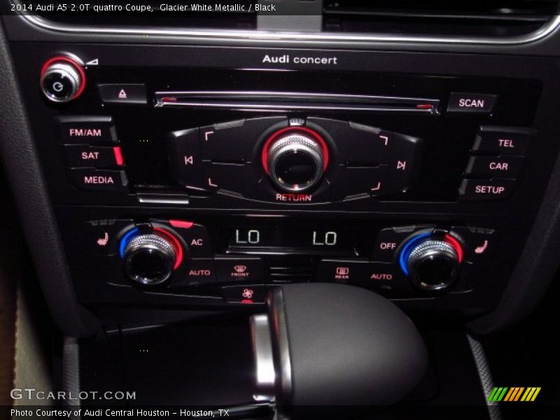 Glacier White Metallic / Black 2014 Audi A5 2.0T quattro Coupe