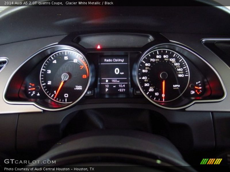 Glacier White Metallic / Black 2014 Audi A5 2.0T quattro Coupe