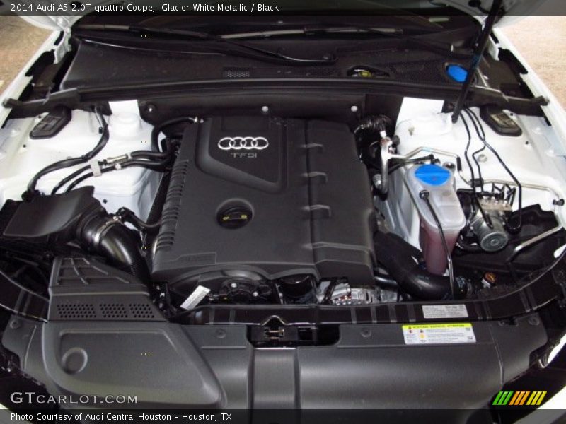 Glacier White Metallic / Black 2014 Audi A5 2.0T quattro Coupe