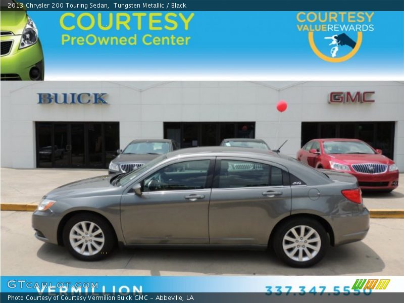 Tungsten Metallic / Black 2013 Chrysler 200 Touring Sedan
