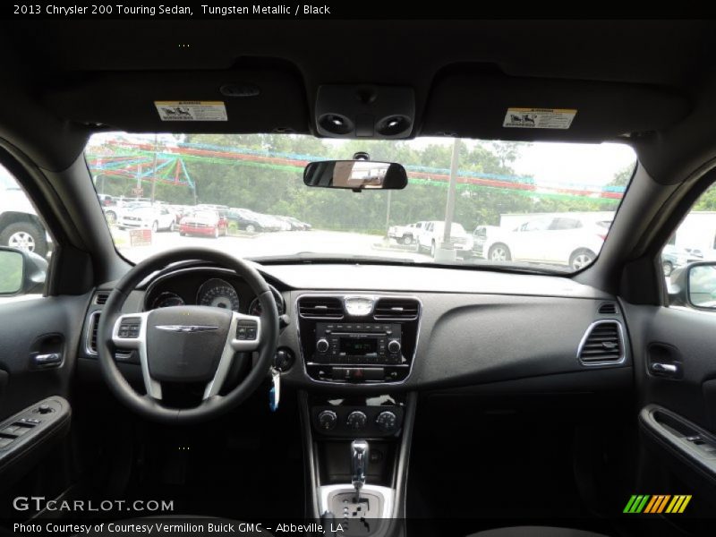 Tungsten Metallic / Black 2013 Chrysler 200 Touring Sedan