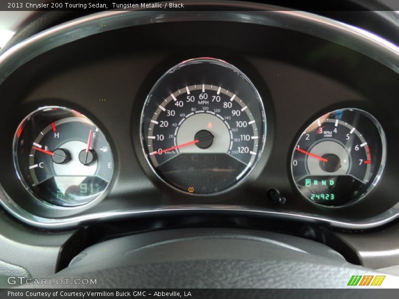 Tungsten Metallic / Black 2013 Chrysler 200 Touring Sedan