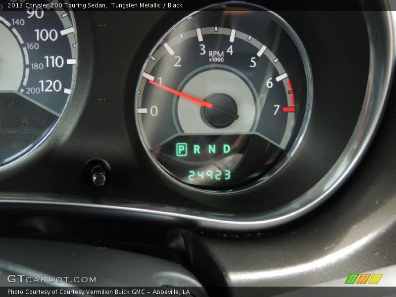 Tungsten Metallic / Black 2013 Chrysler 200 Touring Sedan