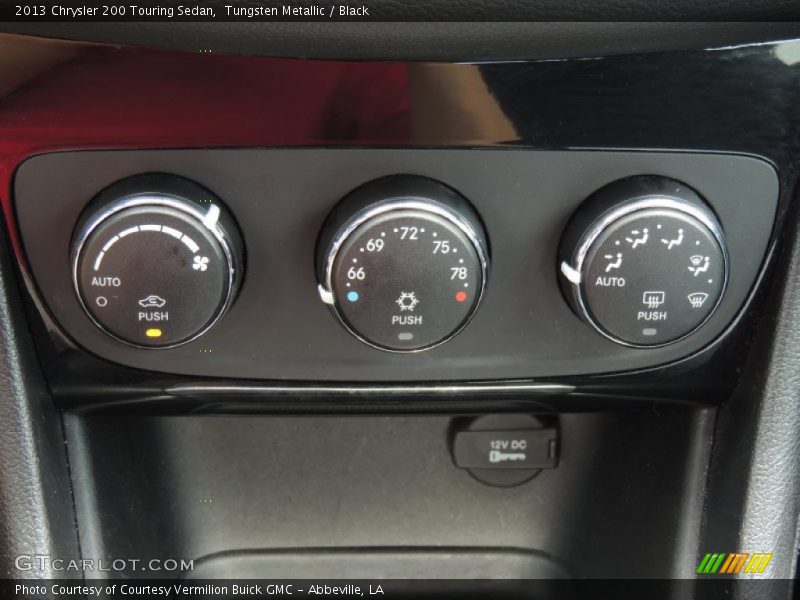 Tungsten Metallic / Black 2013 Chrysler 200 Touring Sedan